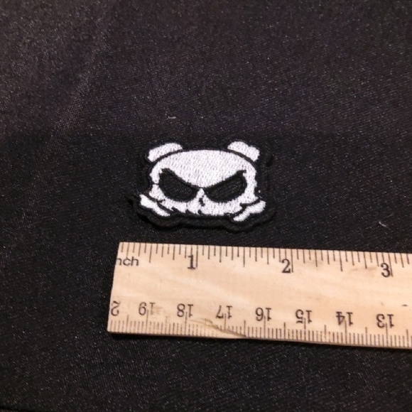 Jaunty Cute Skull Patch Iron On - Picture 2 of 3